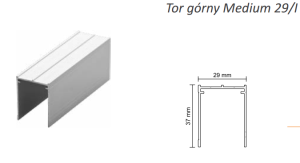 S.TOR MEDIUM 29/I GÓRNY 4,05m SREBRO