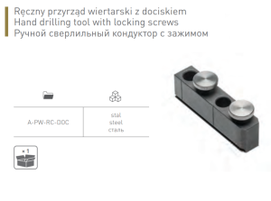 PRZYRZĄD WIERTARSKI ( A-PW-RC-DOC ) GTV