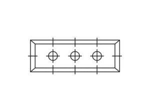 PŁYTKA HM 50,0X9,0X1,5 DO FREZ 652.141.11