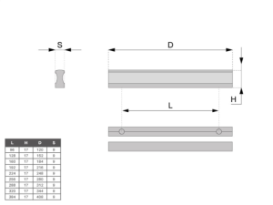 UCHWYT UM470P2/CZARNY MAT L-256