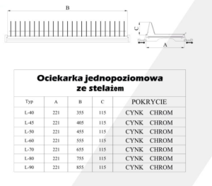 OCIEKARKA 1-POZ 60 GRAFIT