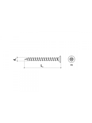 US 3,5*35 5kg=3550szt WKRĘT-MET