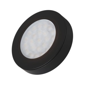 OPRAWA LED OKRĄGŁA OVAL CZARNA+DYST. NEUTR. 2W