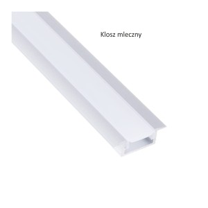PROFIL LED  INLINEM WPUSZCZANY 3METRY+MLECZ.KLOSZ