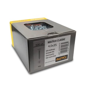 CLASSIC WKRĘT 4,0*35 500 szt. BIAŁY