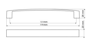 UCHWYT UM020G2CHR.L-320
