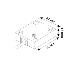WYŁĄCZNIK BARKOWY Z SZTYFTEM BIAŁY