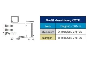 S.RĄCZKA COTE SREBRO=(18) 2,7M GTV