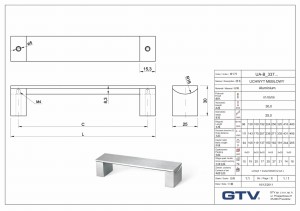 UCHWYT UA-B0-337128 ALU