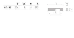 UCHWYT C3147G2CHR L-224