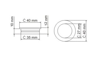 UCHWYT UM-055.G6 ALU