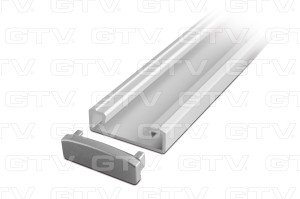PROFIL LED GLAX 2M NAKŁADANY
