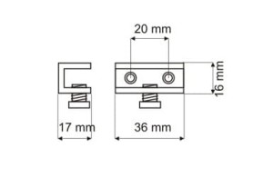 PODPÓRKA MP0204 CHR
