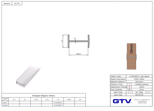 S.ŁĄCZNIK GTV H-18 BRĄZ WĄSKI 3m