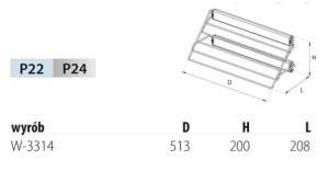 WIESZAK BOCZNY NA SPODNIE P24