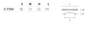 UCHWYT C1743G5SAT L-96