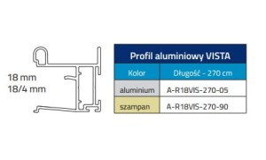 S.RĄCZKA VISTA SREBRO=(18) 2,7M GTV